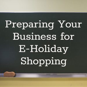 E-Holiday Shopping